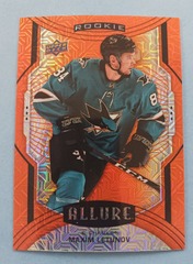 2020-21 Upper Deck Allure Rookie Orange Slice #102 Maxim Letunov San Jose